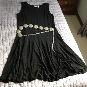 Chico black Traveler flare dress